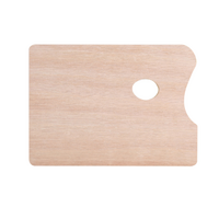 Meeden Rectangle Wooden Palette 20x30cm 