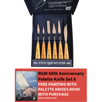 RGM 60th Anniversary Palette Knife Set 6