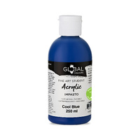 Global Colours Student Acrylic 250ml Cool Blue 