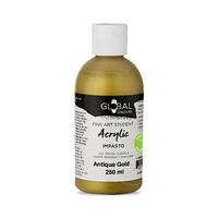 Global Colours Student Acrylic 250ml Antique Gold