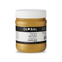 Global Acrylic Impasto 500ml Metallic Gold