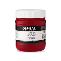 Global Acrylic Impasto 500ml Cool Red