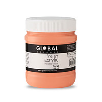 Global Acrylic Impasto 500ml Coral