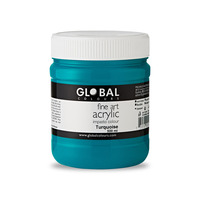 Global Acrylic Impasto 500ml Turquoise