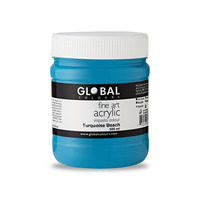 Global Acrylic Impasto 500ml Turquoise Beach