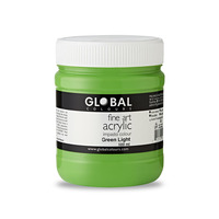 Global Acrylic Impasto 500ml Green Light