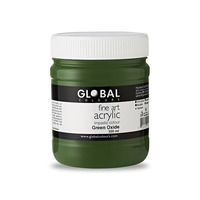 Global Acrylic Impasto 500ml Green Oxide