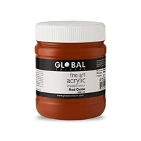 Global Acrylic Impasto 500ml Red Oxide