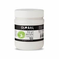 Global Colours Acrylic Impasto 500ml White