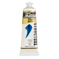 Matisse Structure Acrylic 75ml Designers Cyan