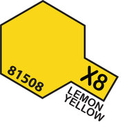 Tamiya Paint 10ml X8 Lemon Yellow