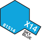 Tamiya Paint 10ml X14 Sky Blue