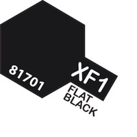 Tamiya Paint 10ml XF1 Flat Black