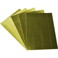 Corrugated Board A4 10 Pack Metallic Gold