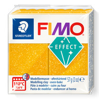 Fimo Effect Polymer Clay 112 Glitter Gold 57g