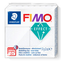 Fimo Effect Polymer Clay 052 Glitter White 57g