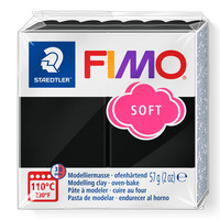 Fimo Soft Polymer Clay 9 Black 57g