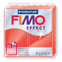 Fimo Effect Polymer Clay 204 Translucent Red 57g