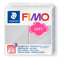 Fimo Soft Polymer Clay 80 Dolphin Grey 57g