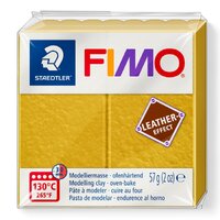 Fimo Leather Effect Polymer Clay 179 Ochre 57g