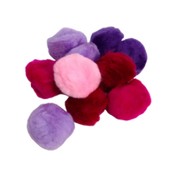 Pom Poms 2.2L Bucket Spring Colours 25mm