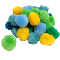 Pom Poms 2.2L Bucket Summer Colours 25mm