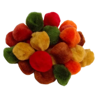 Pom Poms 2.2L Bucket Autumn Colours 13mm