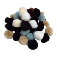 Pom Poms 2.2L Bucket Winter Colours 13mm