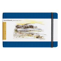 Hand Book Journal Landscape 3.5x5.5" Blue