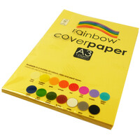 Cover Paper A3 Pack 100 Sunlight Yellow