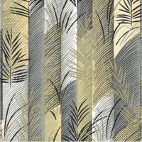 Chiyogami Paper A4 CH1310 Palm Trees on Grey