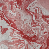 Himalayan Marble Paper A4 MA02 Red on Cream