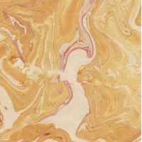 Himalayan Marble Paper A4 MA04 Yellow Red on Cream