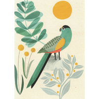 Earth Greetings Card Golden-Shouldered Parrot