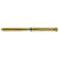 Uniball Signo Gel Pen Broad UM153 Gold 